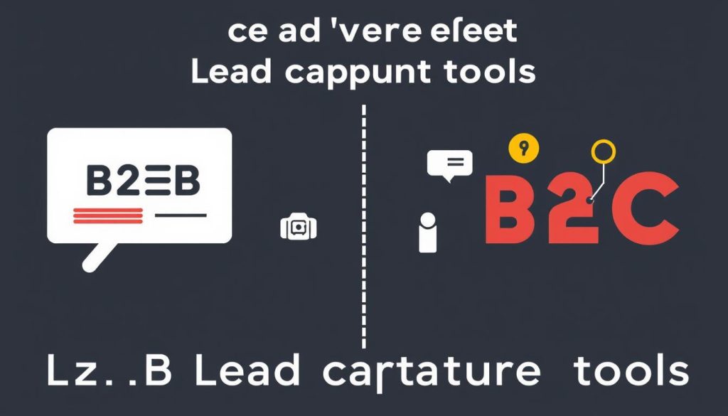 B2B and B2C lead capture tools