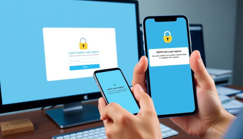 GDPR compliance in online lead capture