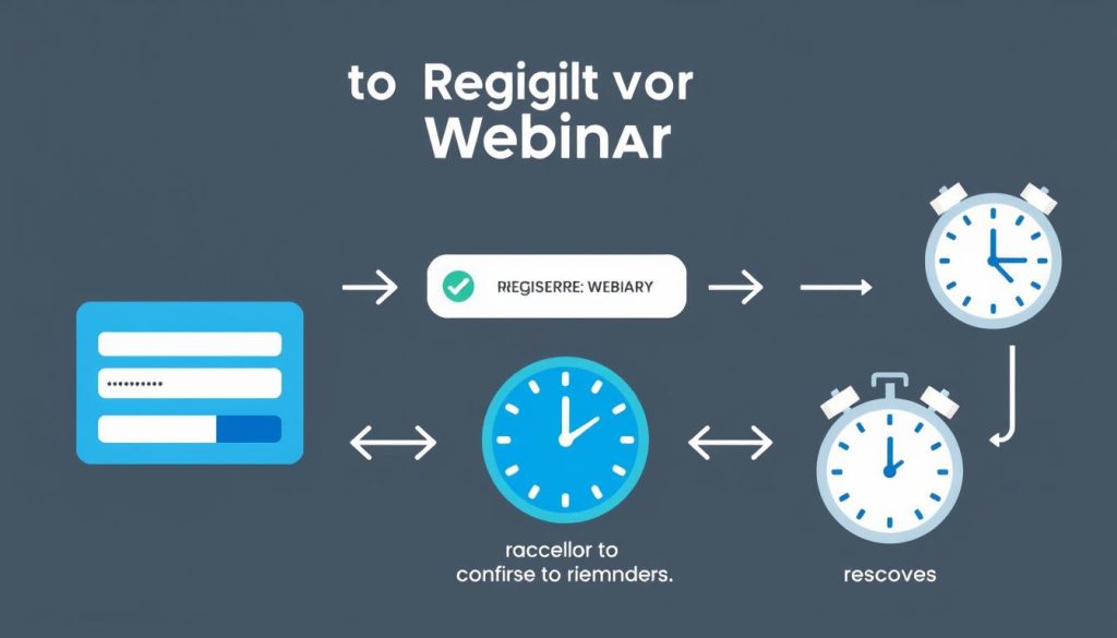 Webinar registration and reminders