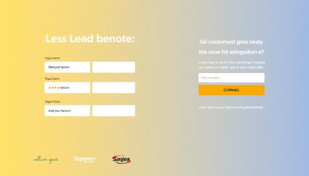 user-friendly lead capture page