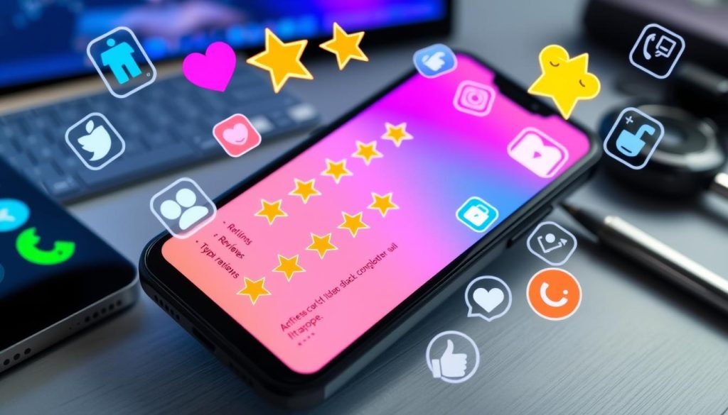 app ratings and reviews