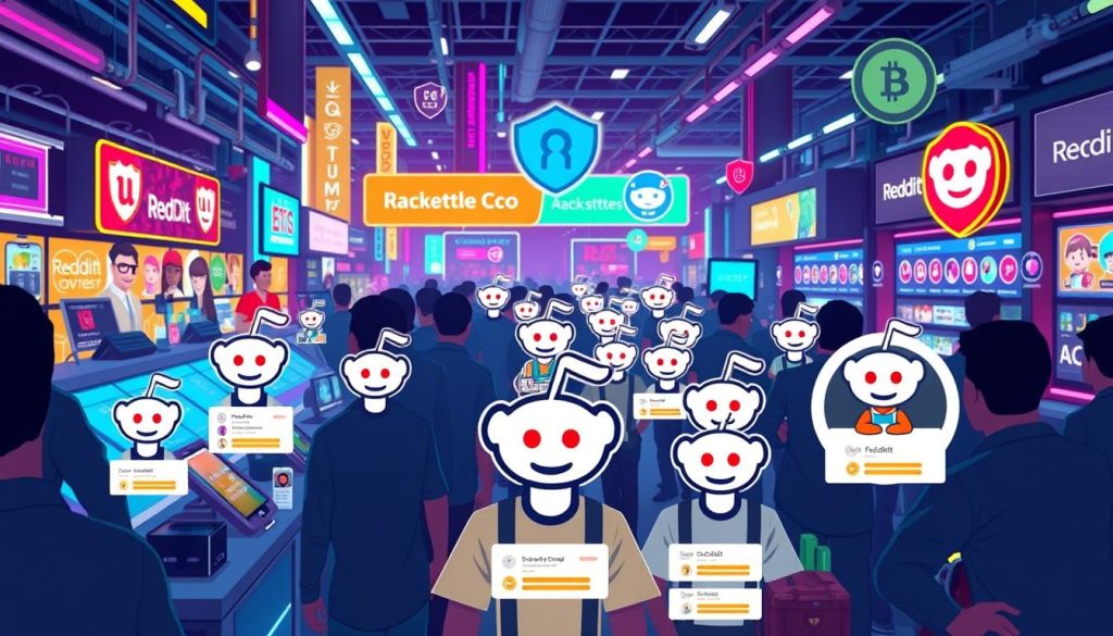 Reddit account marketplaces